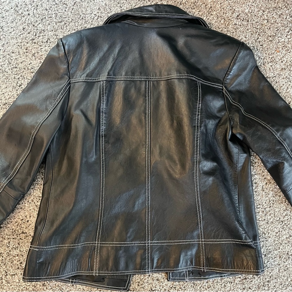 Leather Jacket Waistcoat Style&Co